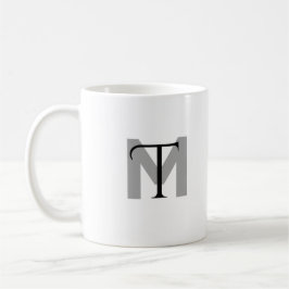 Elegant Monogram Kaffemugg