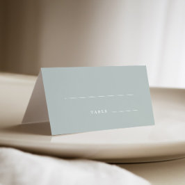 Elegant Monogram Löv Sage Grönt Bröllop Placeringskort