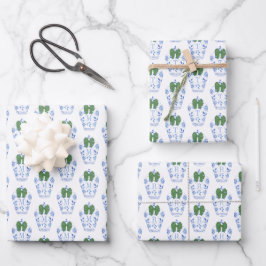 Elegant Monogram med Grönt under jul