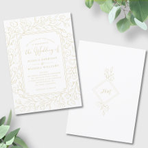 Elegant Monogram minimalistisk klassisk Blommigt B