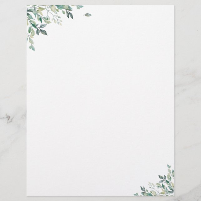 Elegant Monogram Modern letterhead Brevhuvud (Framsida)