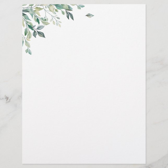 Elegant Monogram Modern letterhead Brevhuvud (Framsida)