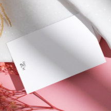 Elegant Monogram Modern minimalistisk budget