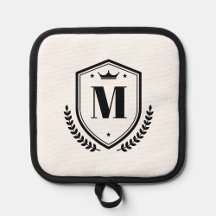 Elegant Monogram Namn Inledande utandning av Brev