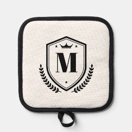Elegant Monogram Namn Inledande utandning av Brev
