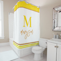 Elegant monogram namnskrift, feminin vitguld