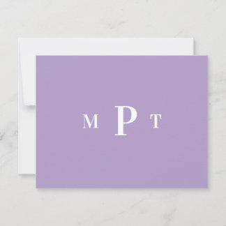 Elegant Monogram Personlig Brevpapper Inbjudan