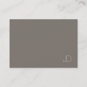 Elegant Monogram Professionell Trendig med oformat Visitkort
