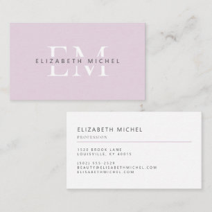 Elegant Monogram-Professionell Visitkort