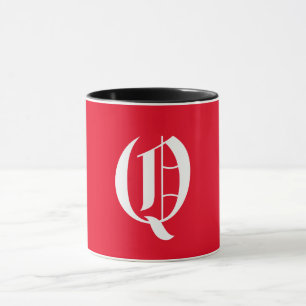 Elegant Monogram Q Mugg