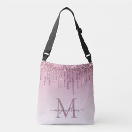 Elegant Monogram Ro Glitter-drivrutiner Axelväska