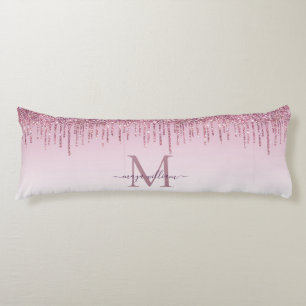 Elegant Monogram Ro Glitter-drivrutiner Kroppskudde