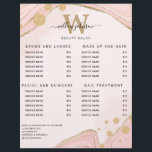 Elegant Monogram Rosa Guld Marble Agate Pris List Reklamblad<br><div class="desc">Elegant Monogram Rosa Guld Marble Agate Service Menu Pris List Flyer. Anpassa din i dag! Behöver du hjälp? Jag är lycklig för att hjälpa till. Skicka bara ett meddelande till mig.</div>