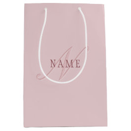 Elegant monogram som ser ut | Roséguld