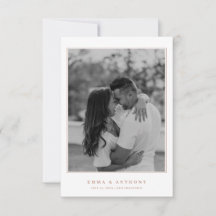 Elegant Monogram Terracota Bröllop