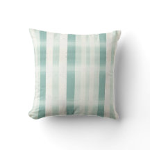 Elegant Monogram Vattenfärg Grön Kräm Randig