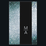 Elegant Monogramm Silber Blau Flygblad<br><div class="desc">Ein elegantes und raffiniertes design mit einem digitalen Bild aus Silber-Blau-Glitter. Bei der Herstellung wird keine echte Folie verwendet,  sondern nur die Farbe gründlich aufgedruckt. Füge deine Daten,  Logotyp,  FirmenDetails und Bilder in Minuten hinzu.</div>