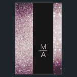 Elegant Monogramm Silber Lila Flygblad<br><div class="desc">Ein elegantes und raffiniertes design mit einem digitalen Bild aus Silber-Lila-Glitter. Bei der Herstellung wird keine echte Folie verwendet,  sondern nur die Farbe gründlich aufgedruckt. Füge deine Daten,  Logotyp,  FirmenDetails und Bilder in Minuten hinzu.</div>