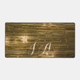 Elegant Monogrammed inledande guldstjärnor