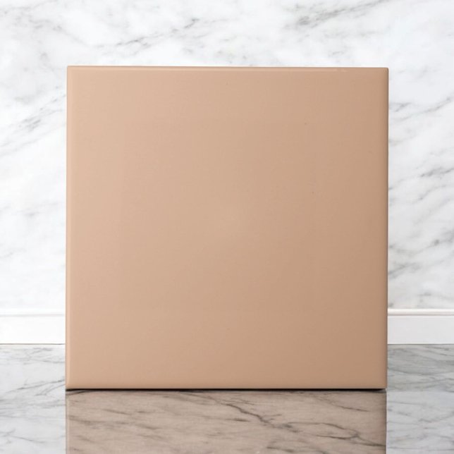 Elegant Monokrom mjuk Orange Modern Minimalist Kakelplatta (Skapare uppladdad)