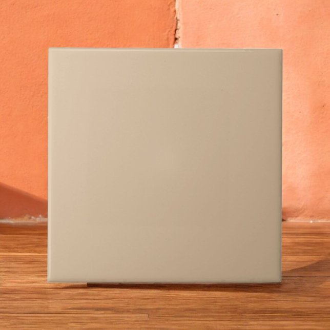 Elegant Monokrom Mycket mjuk Orange - minimalistis Kakelplatta (Skapare uppladdad)