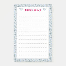 Elegant mönster Linje abstrakt Post-it Block