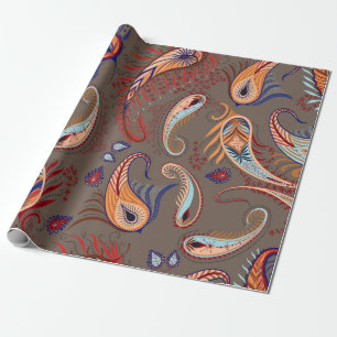 Elegant mönster. paisley illustration. presentpapper