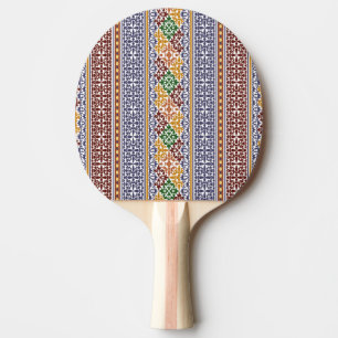 elegant mönster pingisracket