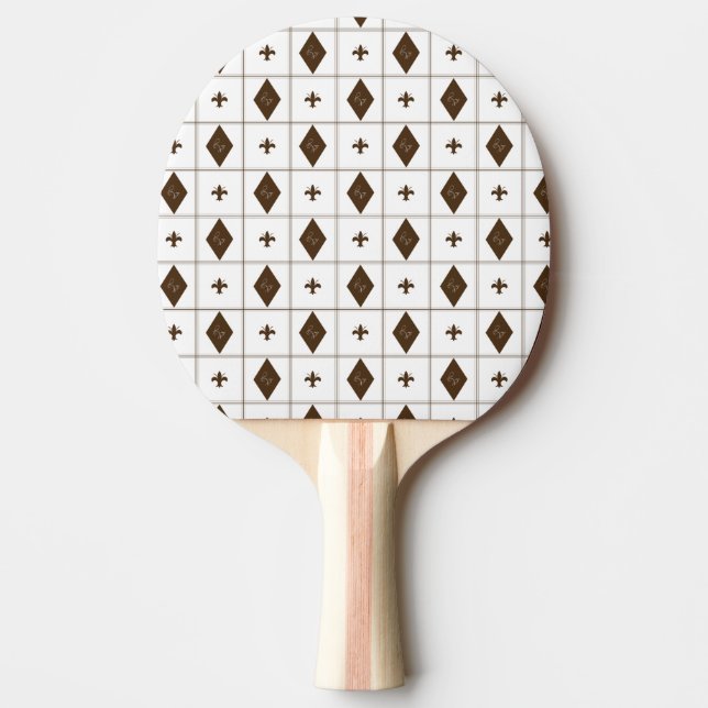Elegant Mönster Pingisracket (Framsidan)