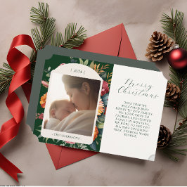 Elegant Moody botaniskt år i granskningskort Inbjudningar