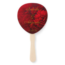 Elegant Moody Burgundy Red Blommigt Bröllop