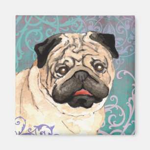 Elegant mops magnet