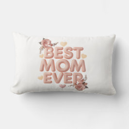 Elegant Mor & Dotter 3D Typografi | För evigt  Lumbarkudde