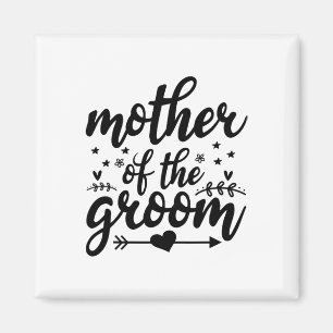 Elegant Mor vid Bröllop Giftermål Mamma i Groom Magnet