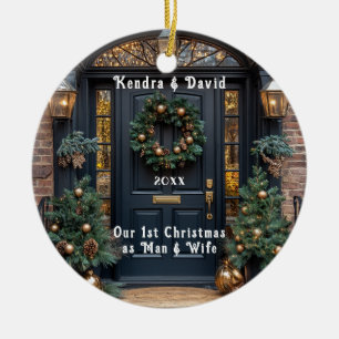 Elegant Mörk blått Guld Ornament för utandning av