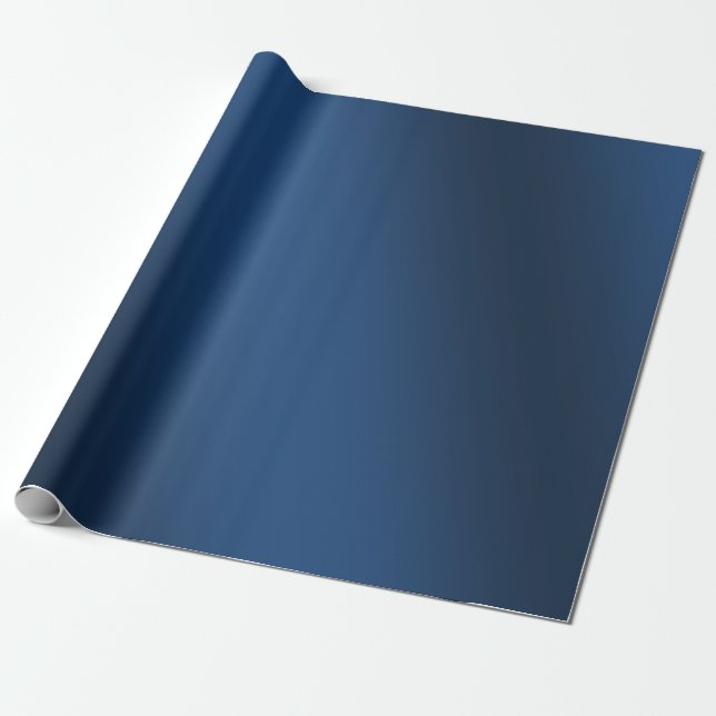 Elegant mörk - blåttlutning presentpapper (Utrullad)