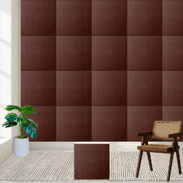 Elegant Mörk Brun läder texturerat Kakelplatta
