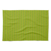 Elegant mörk chartreuse grön blommig mönster