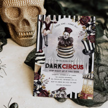 Elegant Mörk Cirkus Halloweenfest