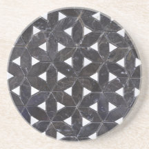 Elegant mörk grått-blomma från mönster