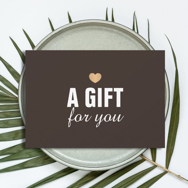 Elegant Mörk Grått Faux Guld Heart (Skapare uppladdad)