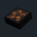 Elegant Mörk Kaleidoskopisk design, svart stjärnor Minnesask<br><div class="desc">Elegant Mörk Kaleidoskopisk design,  svart stjärnor</div>