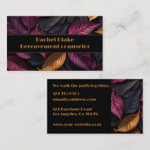 elegant mörk löv design