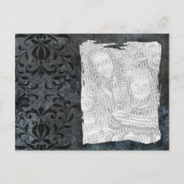 Elegant mörk-mall vykort