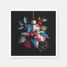 Elegant Mörk Noel-utsmyckning