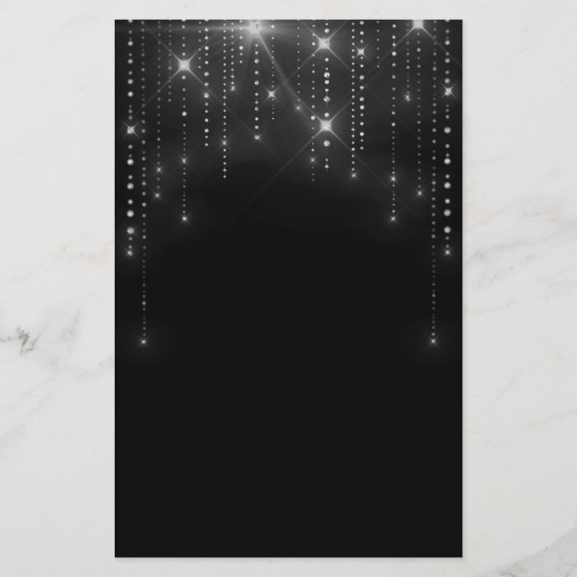 Elegant mörk tom folder flygblad (Baksidan)