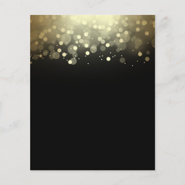 Elegant mörk tom folder flygblad (Baksidan)