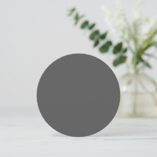 "Elegant mörkgrå bröllopsfestinbjudan" Inbjudningar