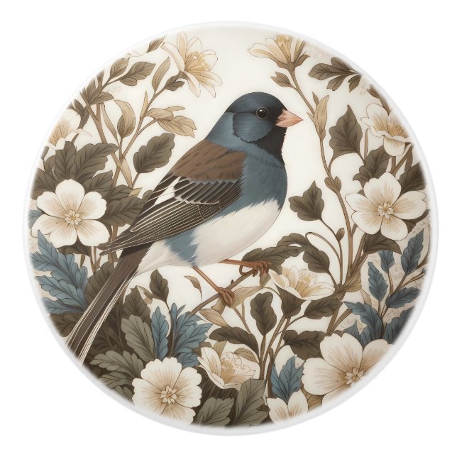 Elegant Mörkögd Junco Krämfärgad Blommig Knopp (Framsidan)