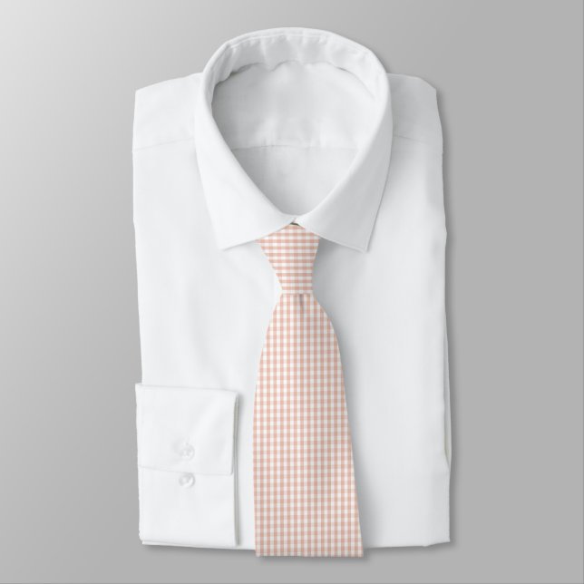 Elegant mörkt rutnät mönster slips (Bunden)